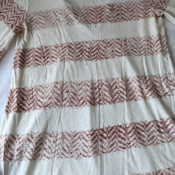 LUCKY BRAND Striped elbow length sleeve Top - Picture 2 of 11